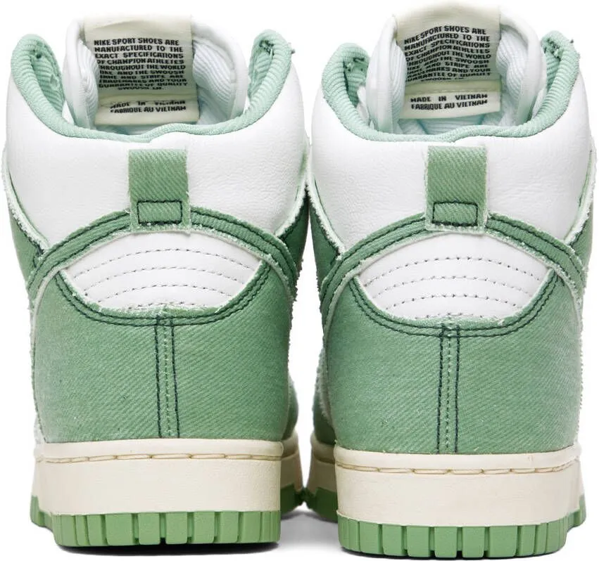 Nike Green & White Dunk Hi 1985 Sneakers