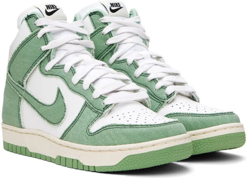 Nike Green & White Dunk Hi 1985 Sneakers