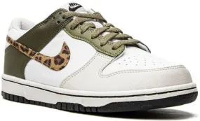 Nike Kids Dunk Low Animal Instinct sneakers White