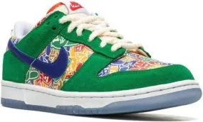 Nike Kids Dunk Low Foam Finger sneakers Green