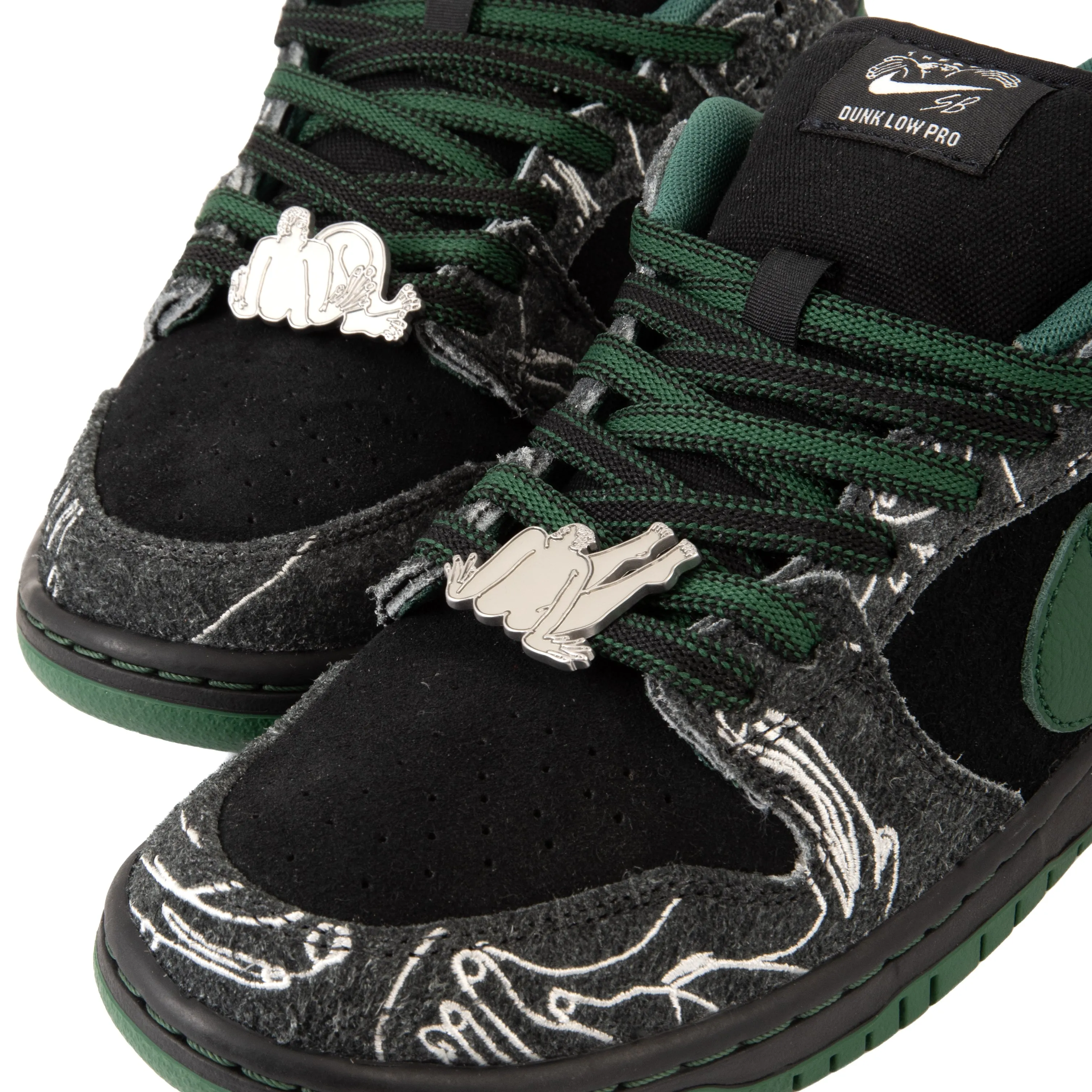 Nike SB - Dunk Low Pro (Black/Gorge Green-Summit White)