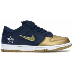 Nike SB Dunk Low Supreme Jewel Swoosh Gold