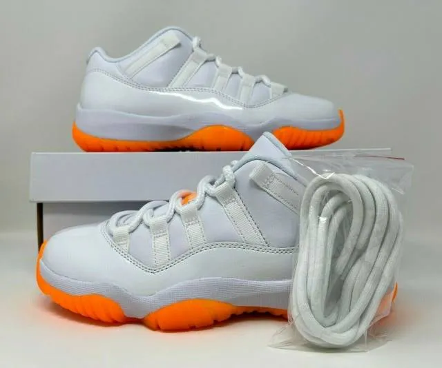 Nike WMNS Air Jordan Retro XI 11 Low Bright Citrus 2021 ...