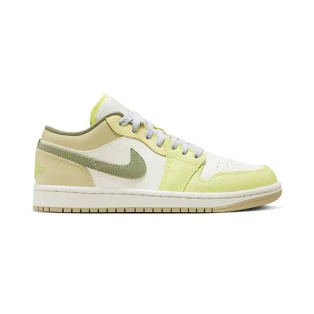 Nike Women's Air Jordan 1 Low (Sail Pale Citron/ Sail Wh...