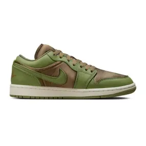 Nike Women's Air Jordan 1 Low SE (Sky J Light Olive/ Bro...