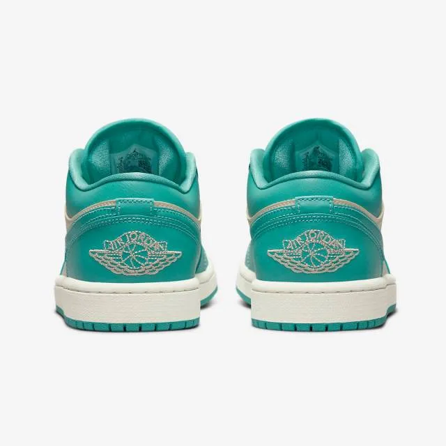 Nike Women's Air Jordan 1 Low (Tropical Teal Sandy Beige...