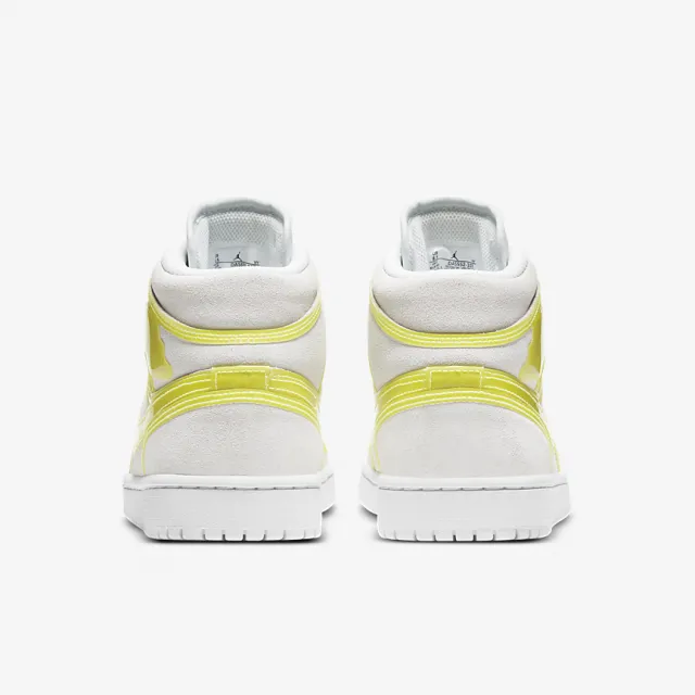 Nike Women's Air Jordan 1 Mid LX (Off White Grey/ Opti Y...