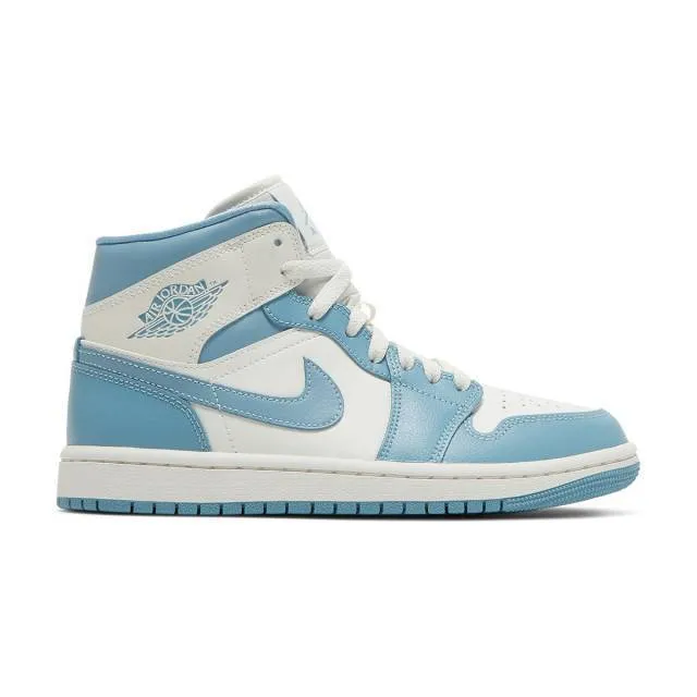 Nike Women's Air Jordan 1 Mid (University Blue UNC (2022...