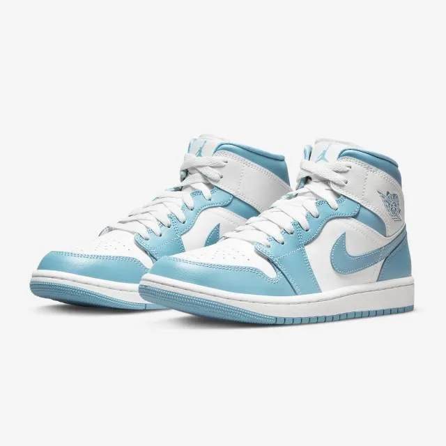 Nike Women's Air Jordan 1 Mid (University Blue UNC (2022...