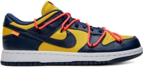 Nike X Off-White Dunk Low University Gold sneakers Blue