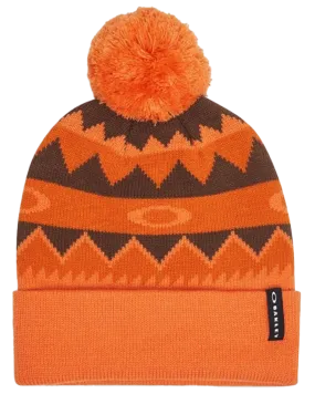 Oakley Nordic Beanie - Orange Norway Pattern | Shop Headwear at Trojan Wake Ski Snow & Snow Skiers Warehouse