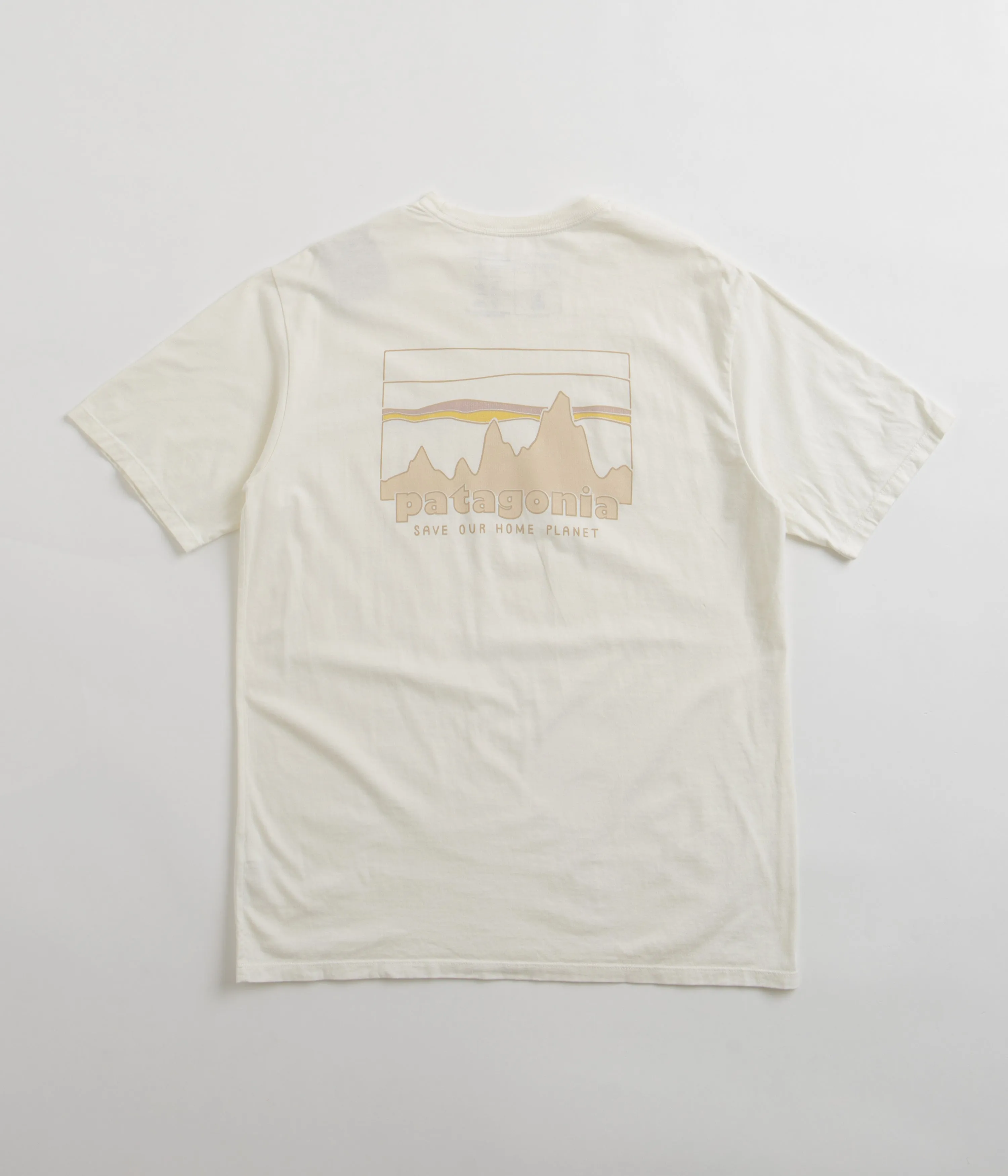 Patagonia 73 Skyline Organic T-Shirt - Birch White