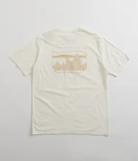 Patagonia 73 Skyline Organic T-Shirt - Birch White