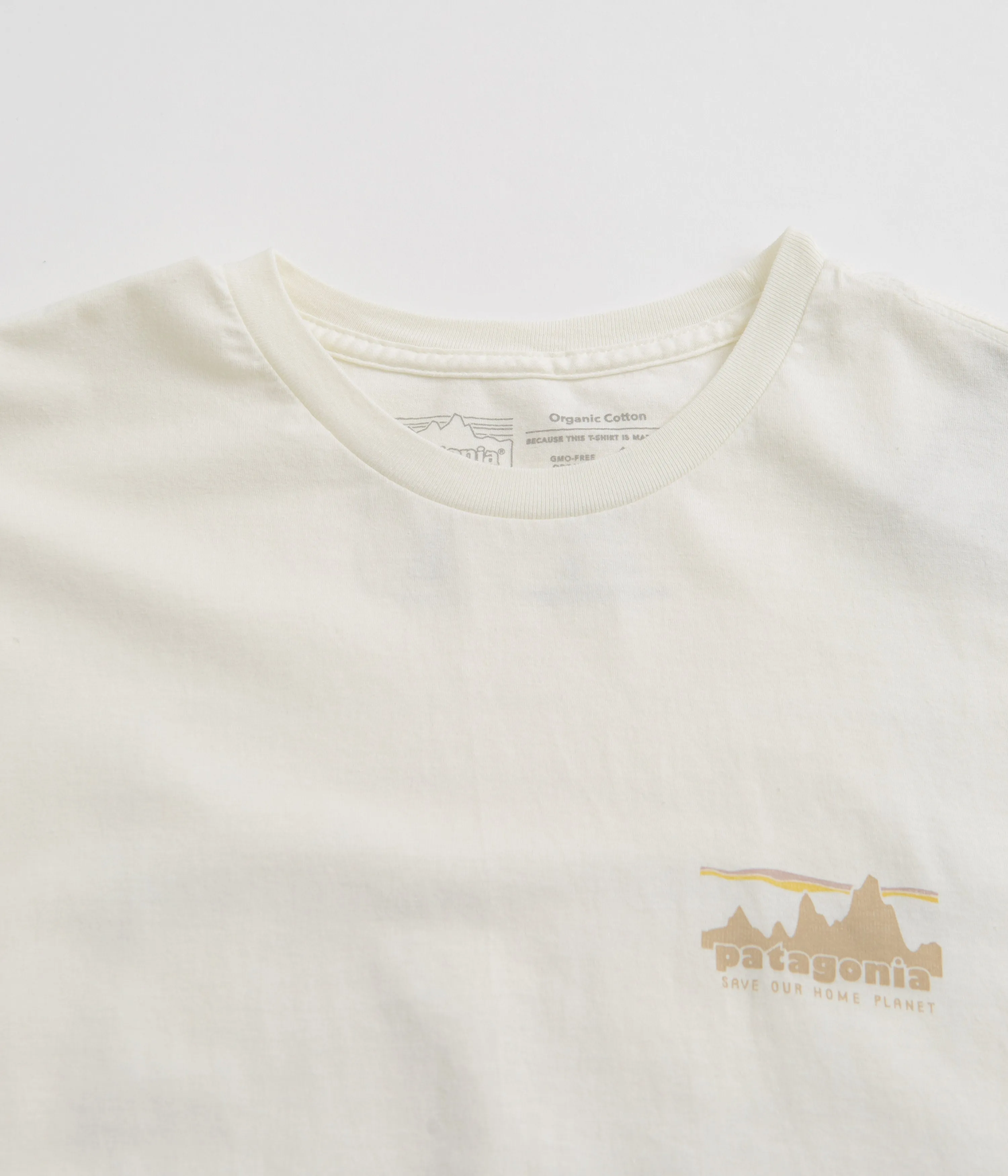 Patagonia 73 Skyline Organic T-Shirt - Birch White