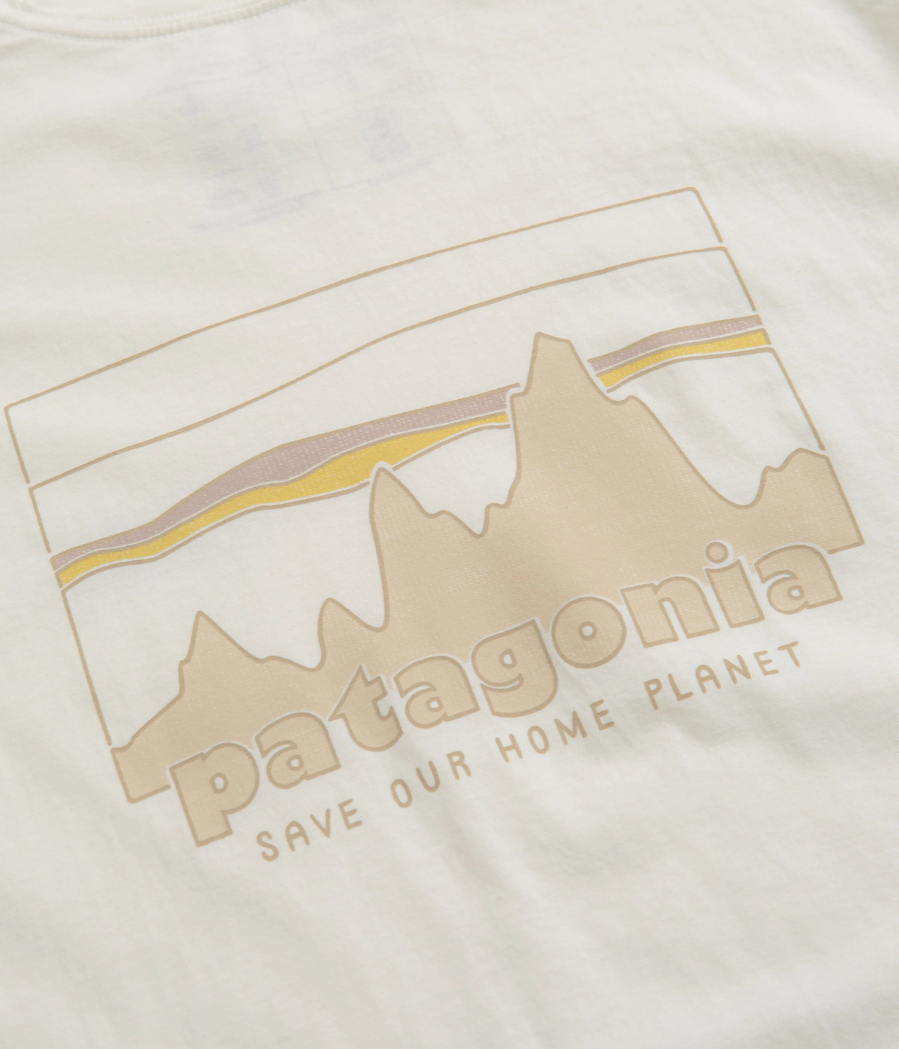 Patagonia 73 Skyline Organic T-Shirt - Birch White