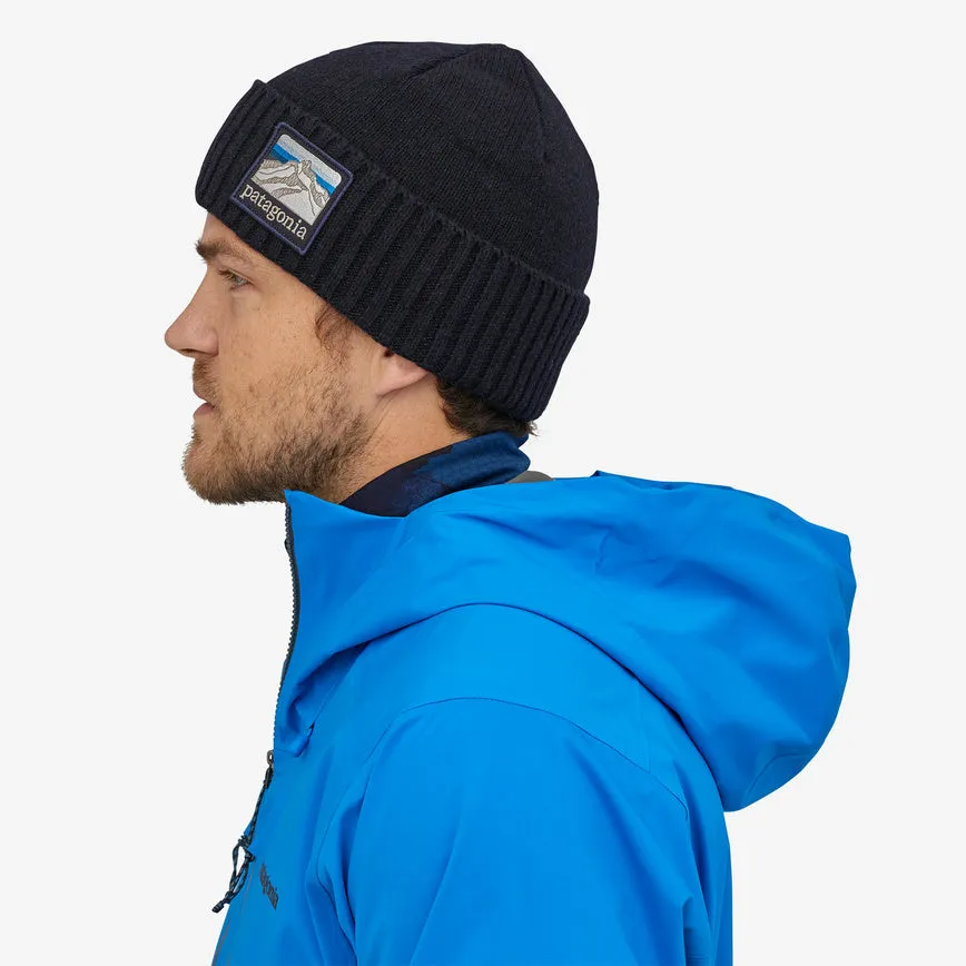 Patagonia - Brodeo Beanie - Line Logo Ridge: Classic Navy