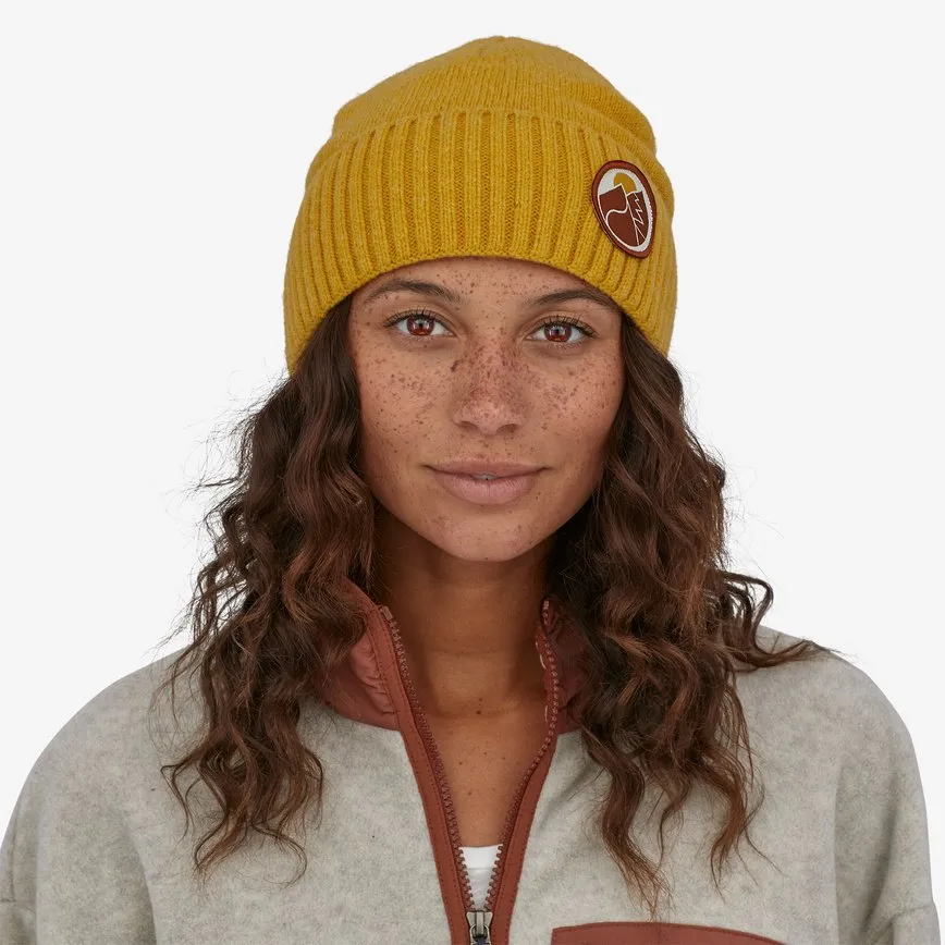 Patagonia - Brodeo Beanie - Slow Going Patch: Cabin Gold