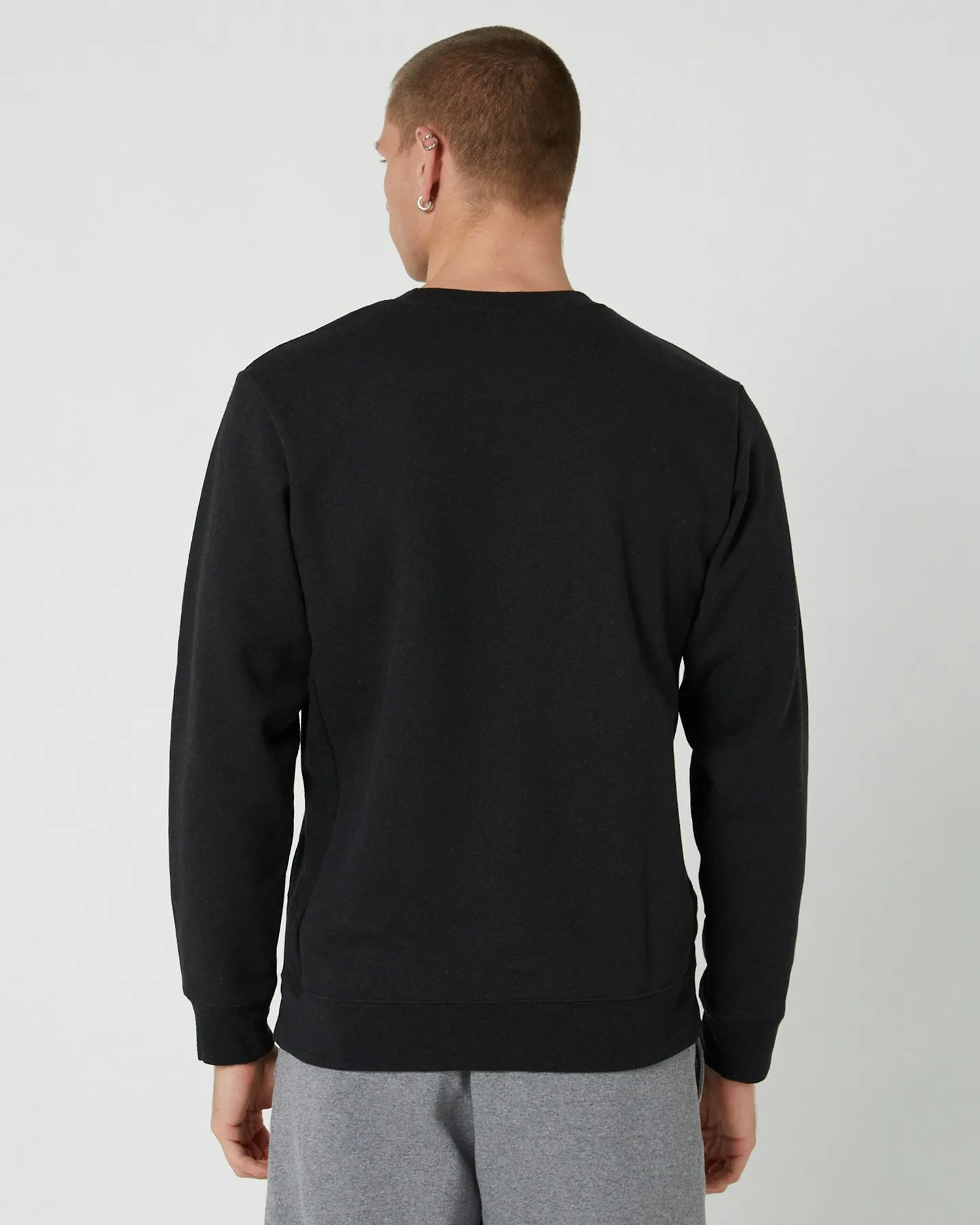 Patagonia Fitz Roy Icon Uprisal Crew Sweatshirt - Ink Black | SurfStitch