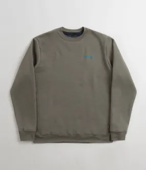 Patagonia Fitz Roy Icon Uprisal Crewneck Sweatshirt - Sleet Green