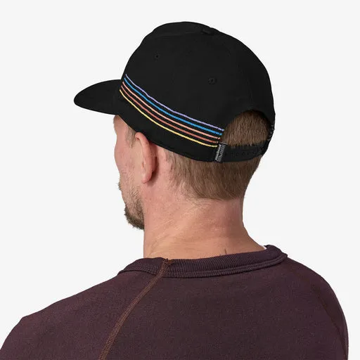 Patagonia Line Logo Ridge Stripe Funfarer Cap - Black