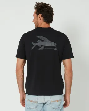 Patagonia Men's Flying Fish Responsibili-Tee - Black | SurfStitch