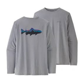 Patagonia Men's Long-Sleeved Capilene Cool Daily Fish Graphic Shirt