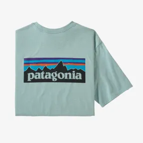 Patagonia P-6 Logo Responsibili T-Shirt - Big Sky Blue