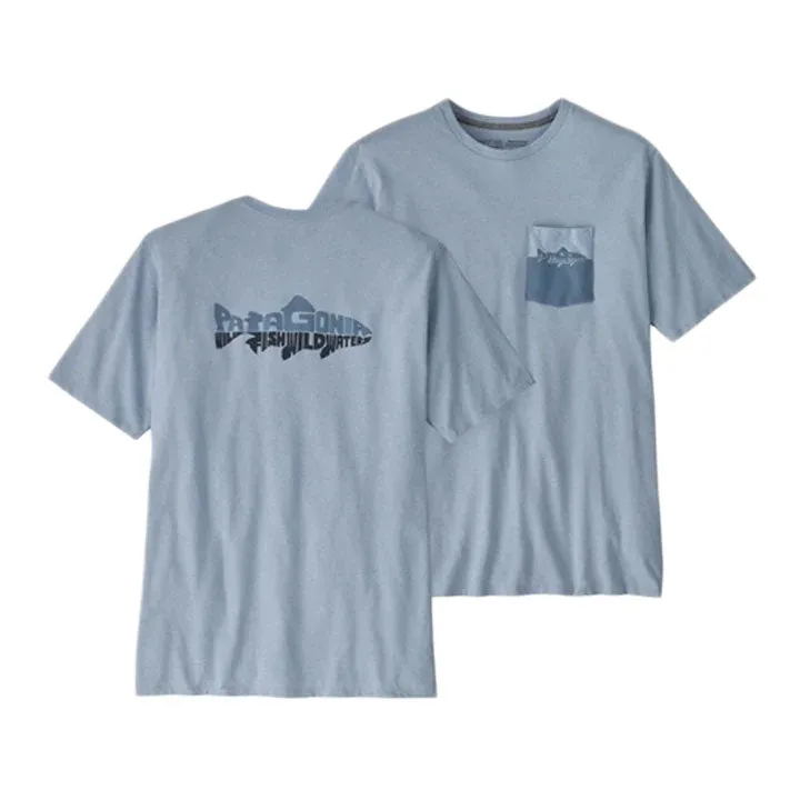 Patagonia Wild Waterline Pocket Responsibili-Tee Mens