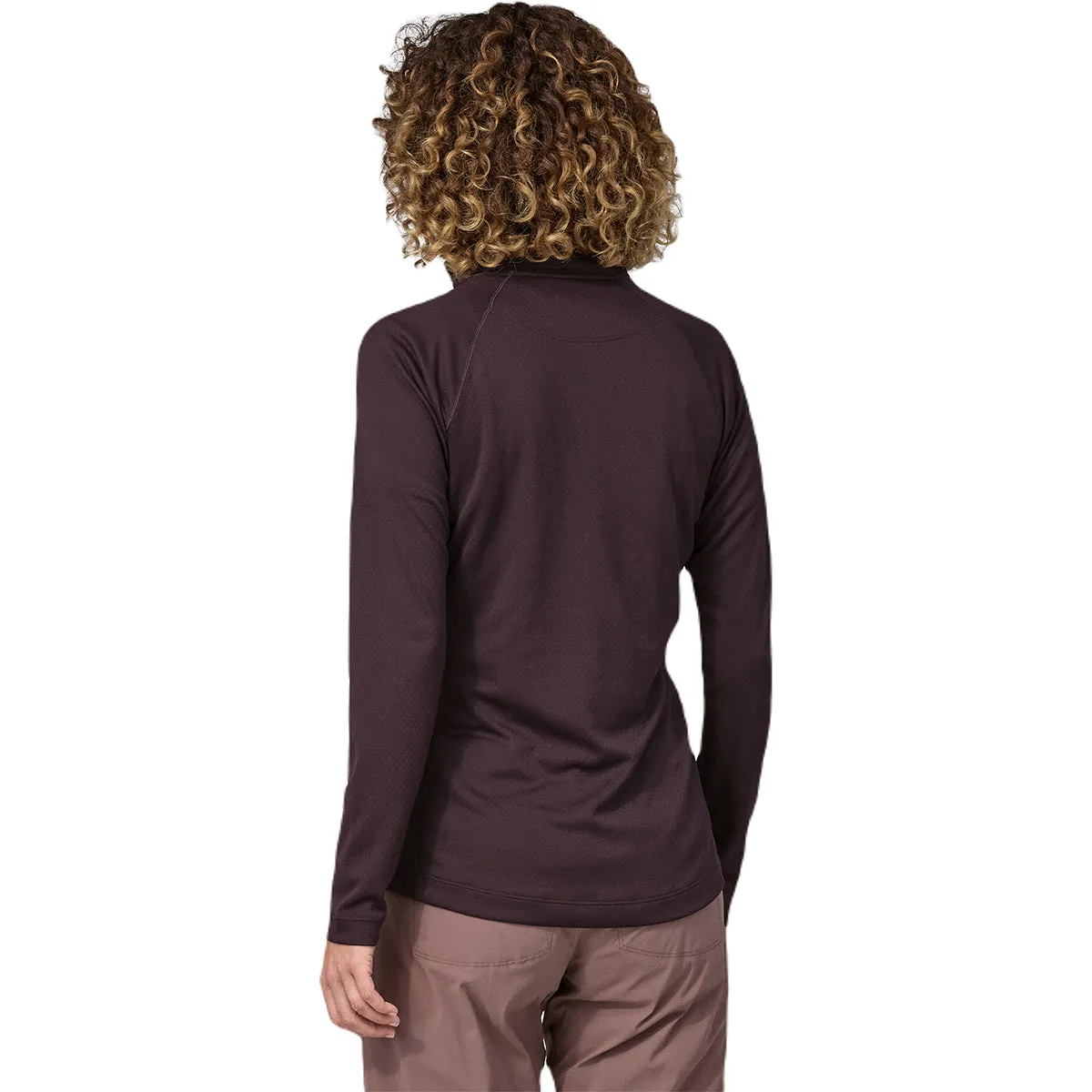 Patagonia Women's Obsidian Plum Capilene Midweight Zip Neck