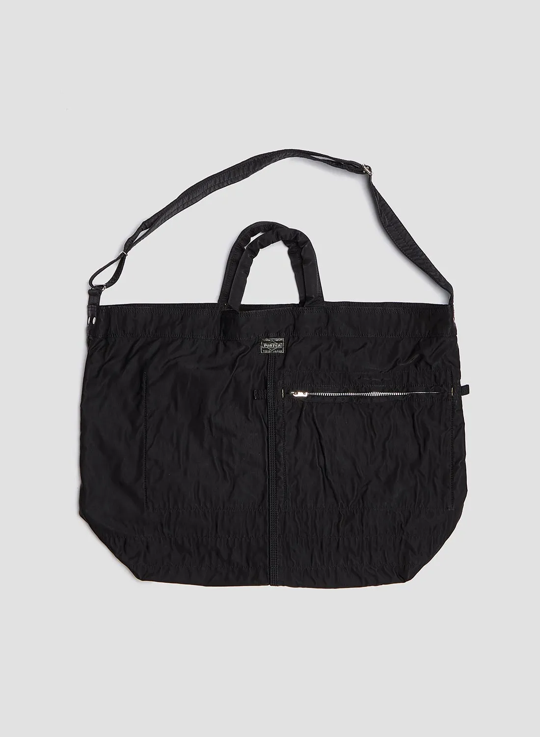 Porter-Yoshida & Co Mile Large 2Way Tote in Black