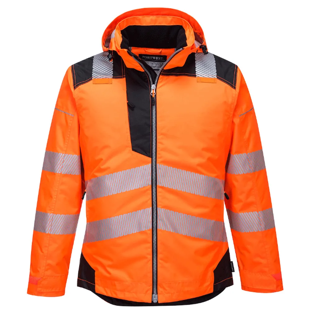 Portwest T400 PW3 Waterproof Hi-Vis Winter Work Jacket Various Colours