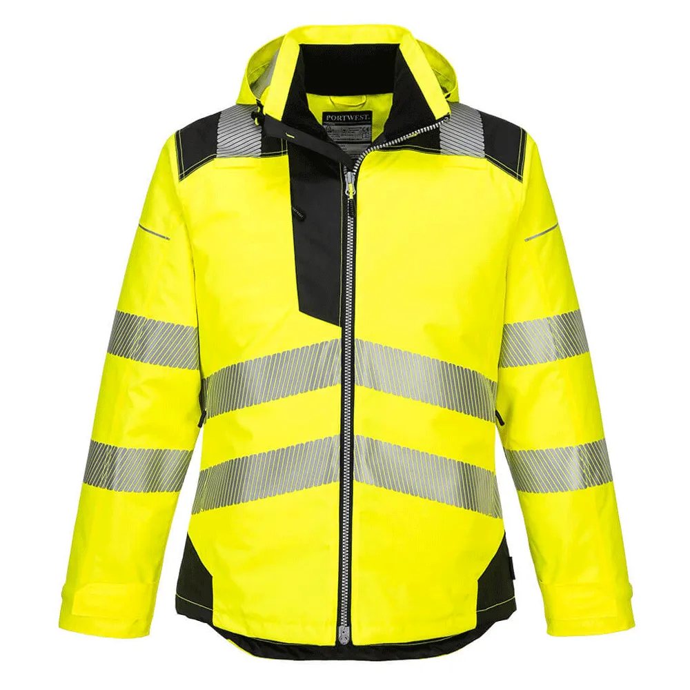 Portwest T400 PW3 Waterproof Hi-Vis Winter Work Jacket Various Colours