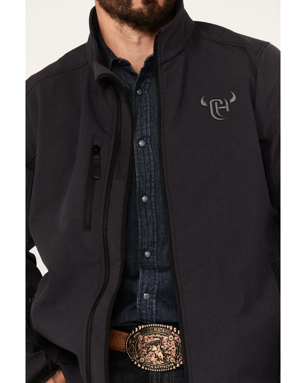 Product Name:  Cowboy Hardware Men's Logo Softshell Jacket