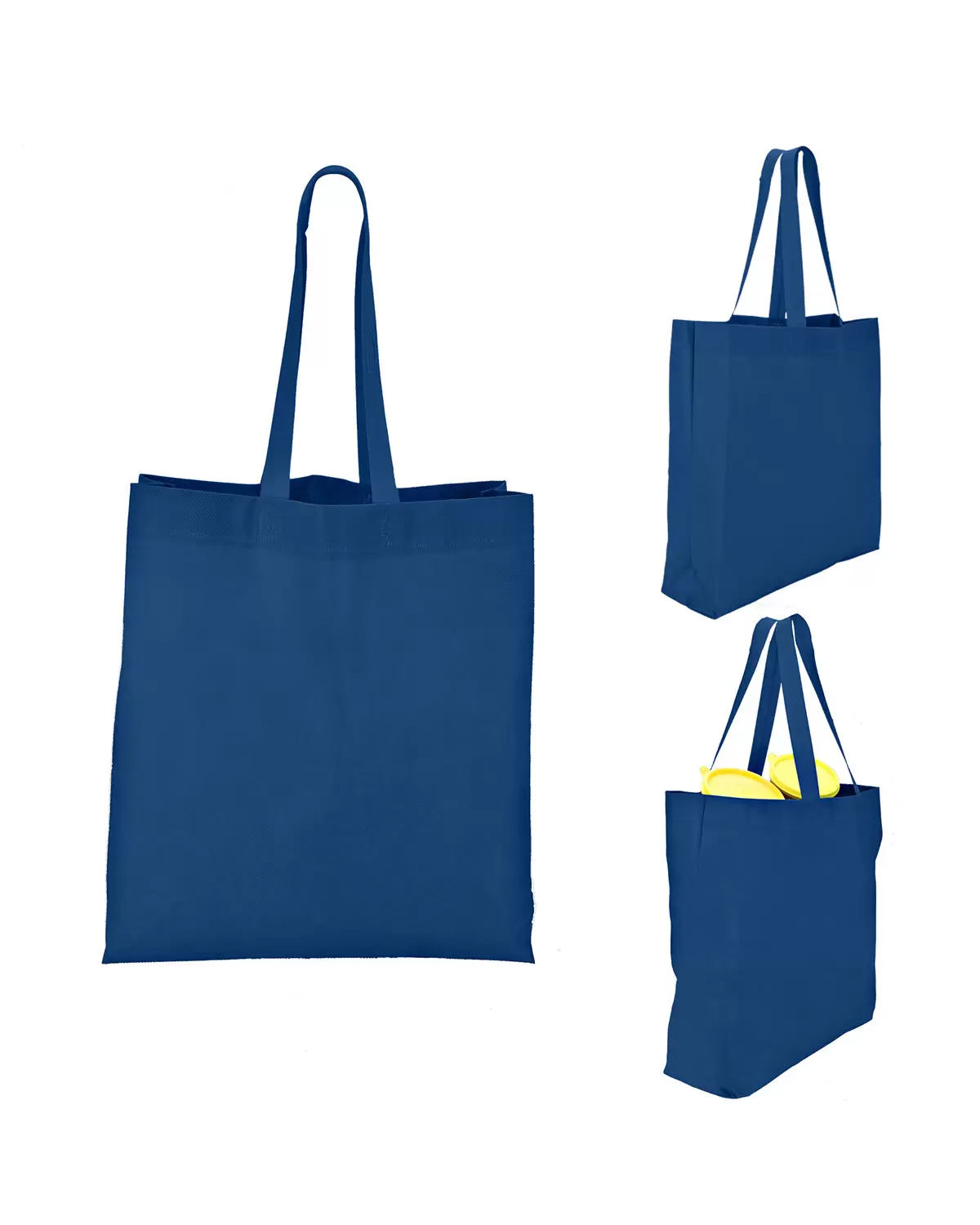 Promo Goods  BG203 Heat Sealed Non-Woven Value Tote SKU: BG203