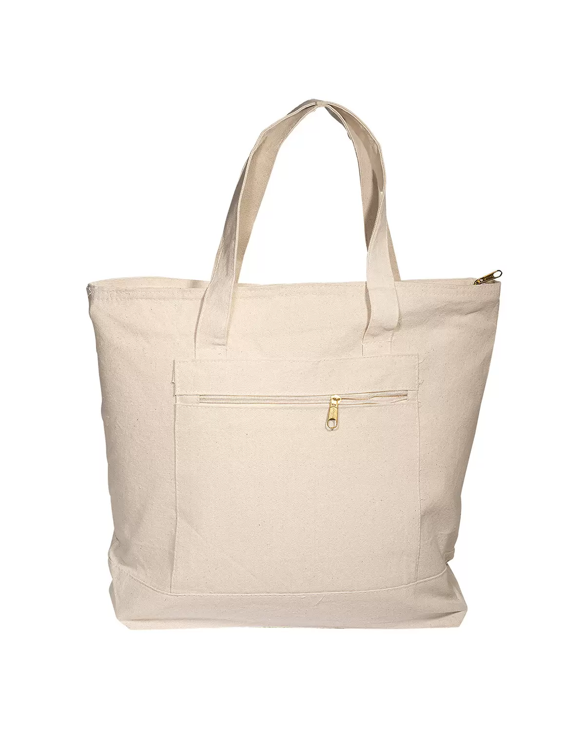 Promo Goods  LT-3083 Zippered Cotton Boat Tote SKU: LT-3083