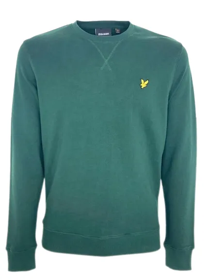 PULLOVER UOMO VERDE 100% COTONE