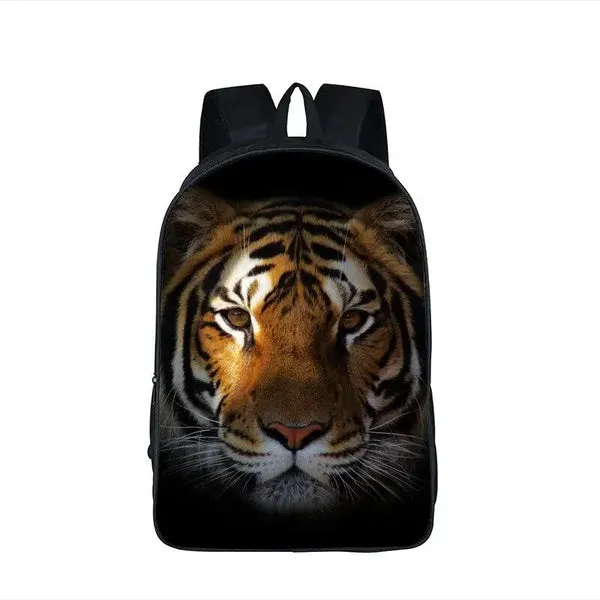 REALISTIC TIGER BACKPACK IN THE SHADE