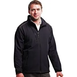 Regatta Mens Sandstorm Lightweight Softshell Jacket Black