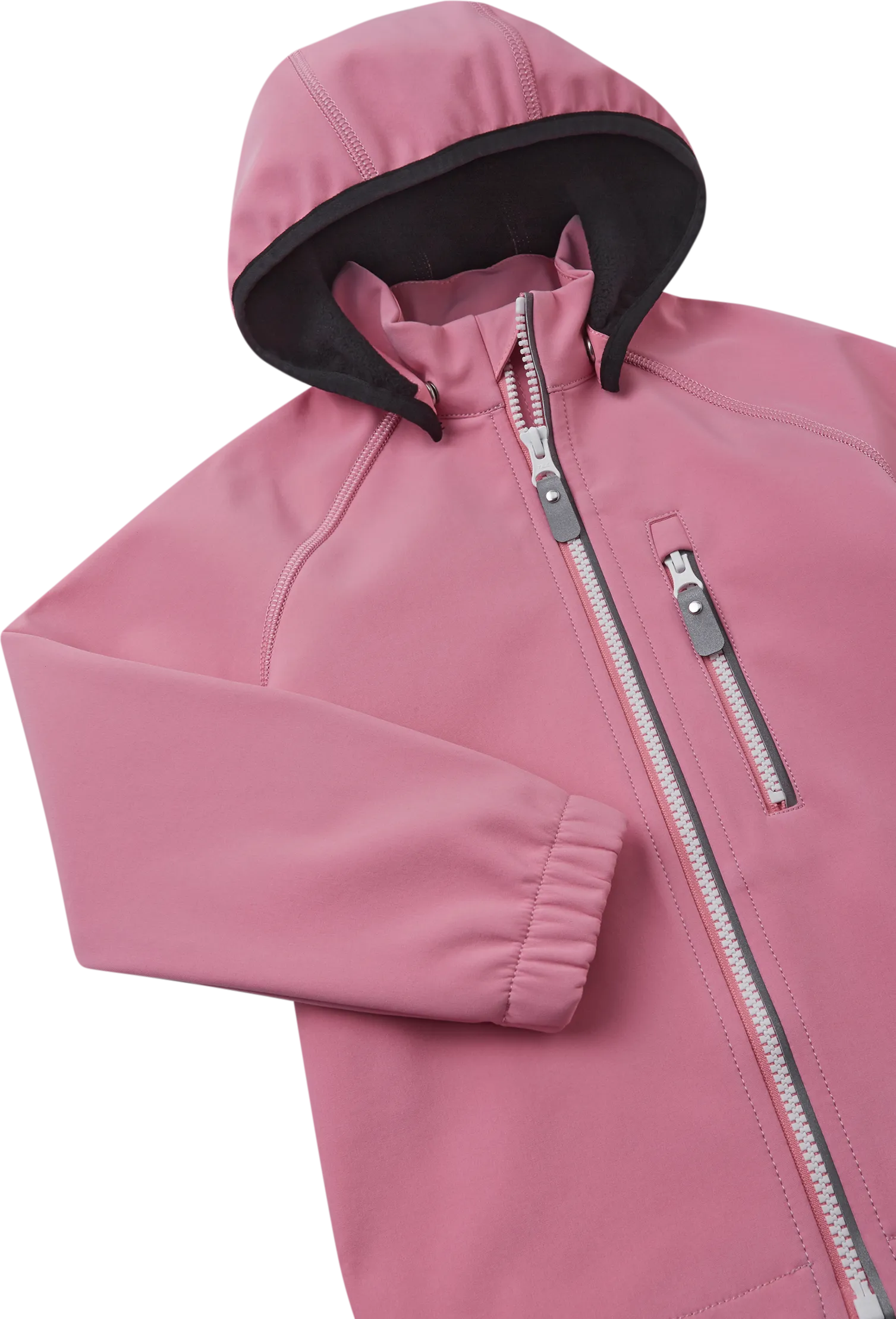 Reima Kids' Softshell Jacket Vantti Sunset Pink | Buy Reima Kids' Softshell Jacket Vantti Sunset Pink here | Outnorth