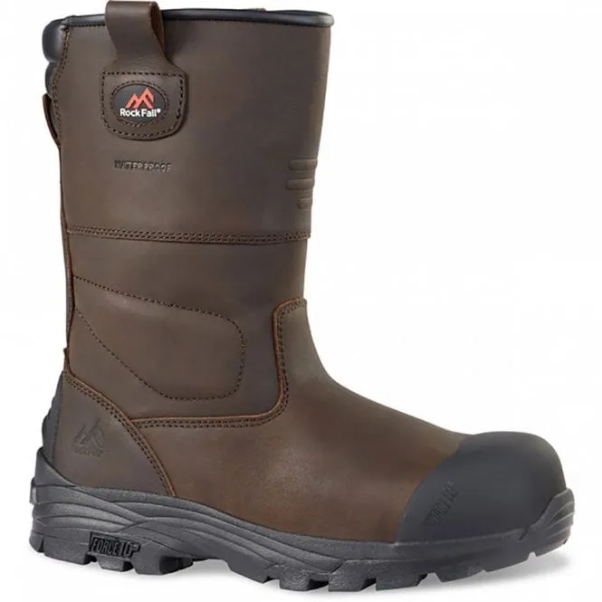 RF70 Texas Waterproof Rigger Safety Boot Brown Size: UK5 *One Size Only - Outlet Store*