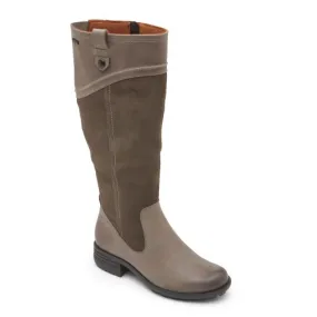 Rockport Cobb Hill Women's Brunswick Tall Waterproof Boot - Grey Leather