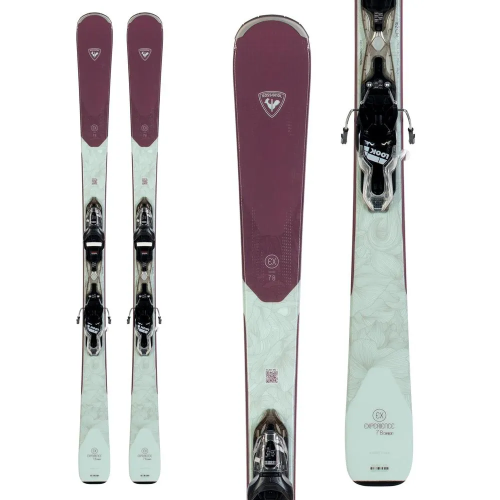 rossignol experience w 78 ca ski with xpress 10 gw bindings - women's