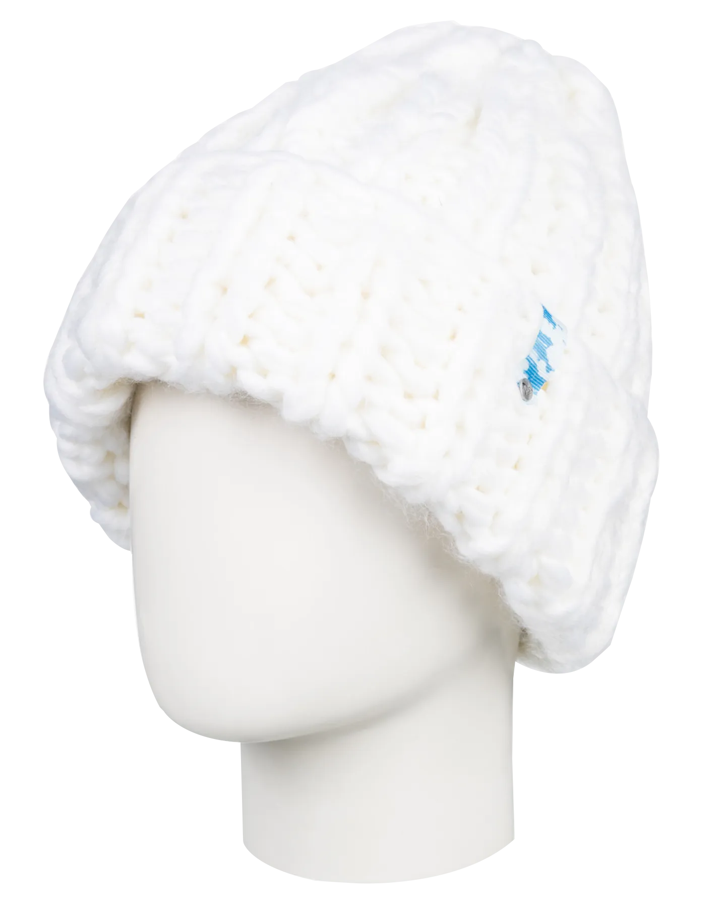 Roxy Women's Chloe Kim Beanie - Bright White | Shop Headwear at Trojan Wake Ski Snow & Snow Skiers Warehouse