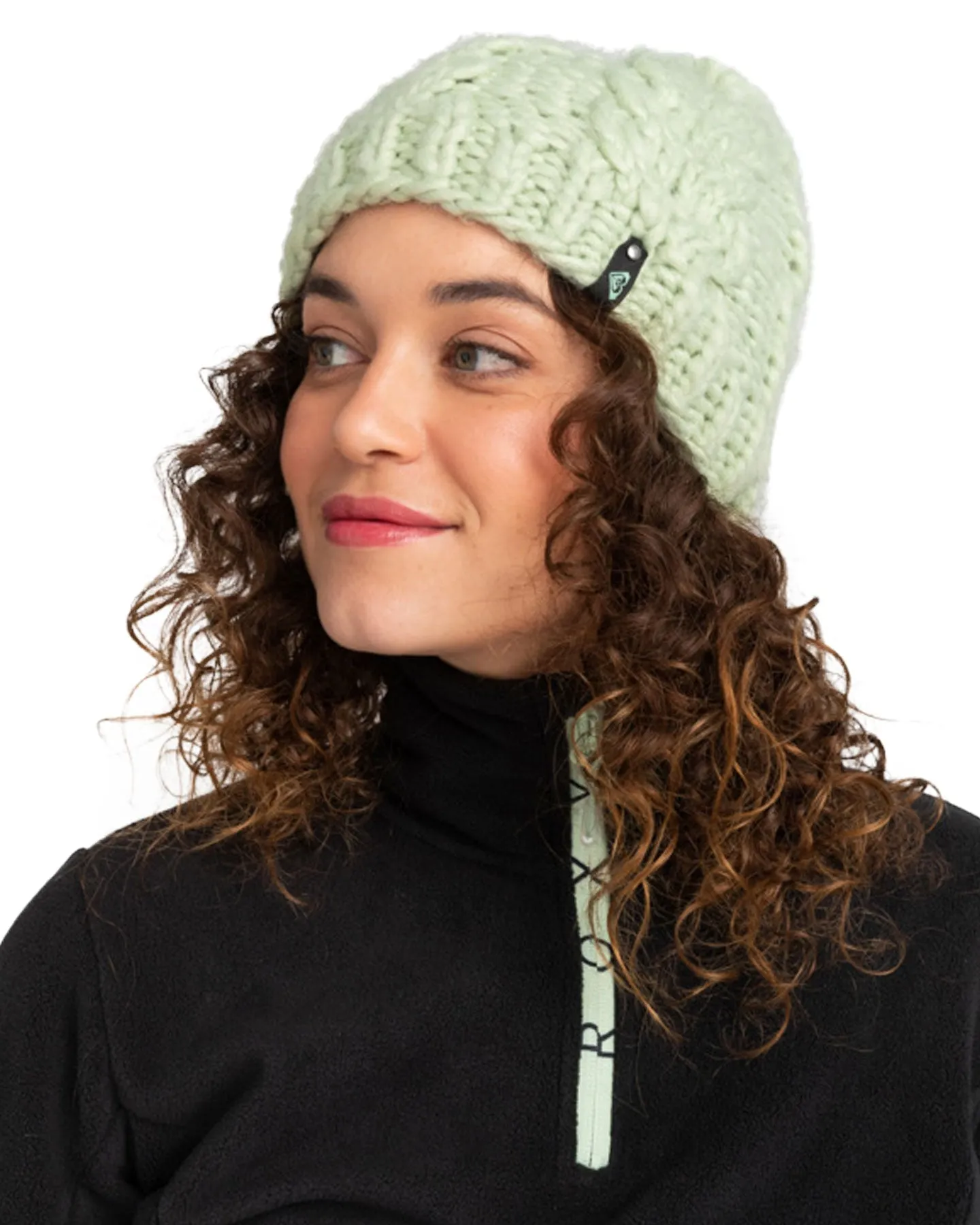 Roxy Women's Winter Beanie - Cameo Green | Shop Headwear at Trojan Wake Ski Snow & Snow Skiers Warehouse