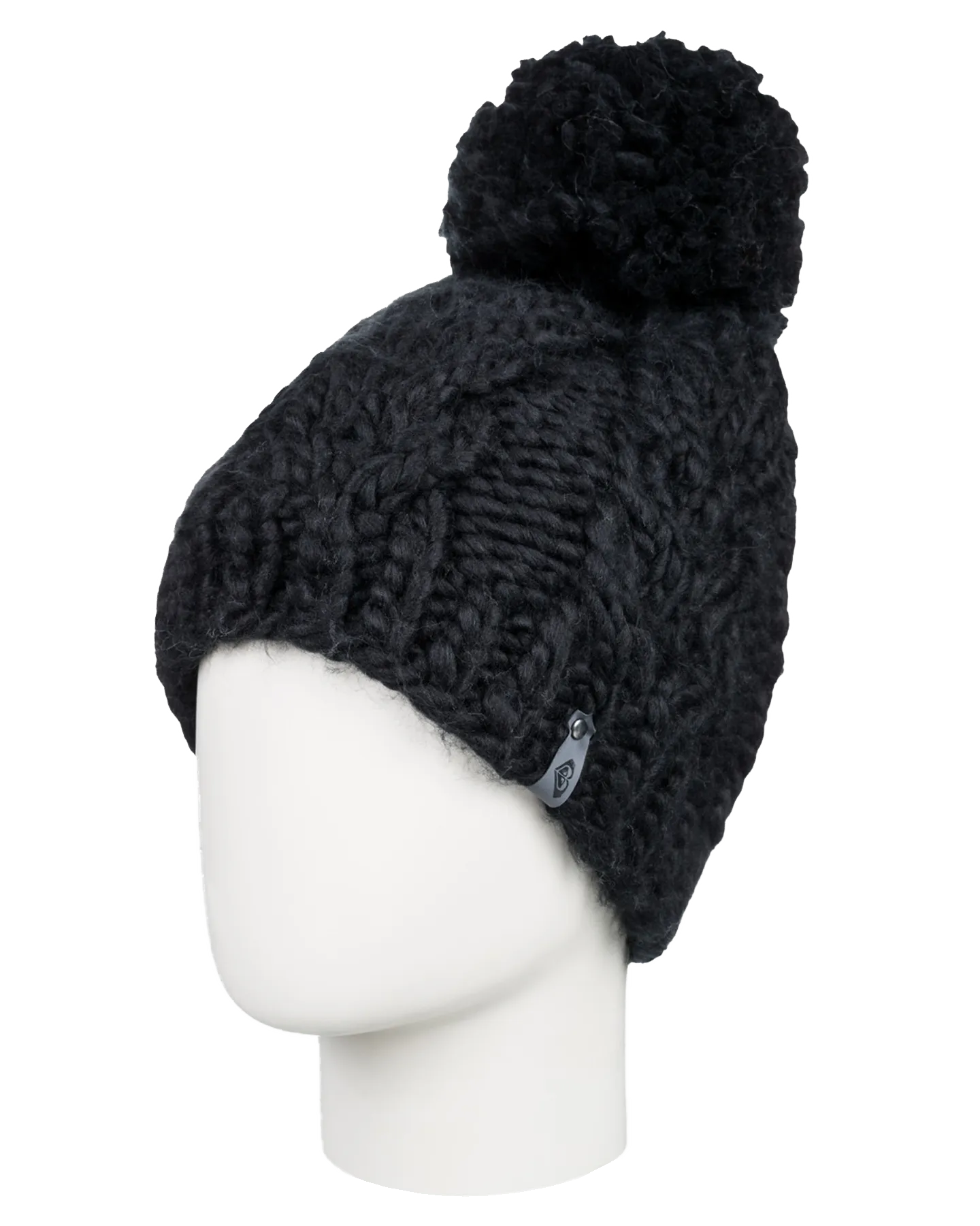 Roxy Women's Winter Beanie - True Black | Shop Headwear at Trojan Wake Ski Snow & Snow Skiers Warehouse