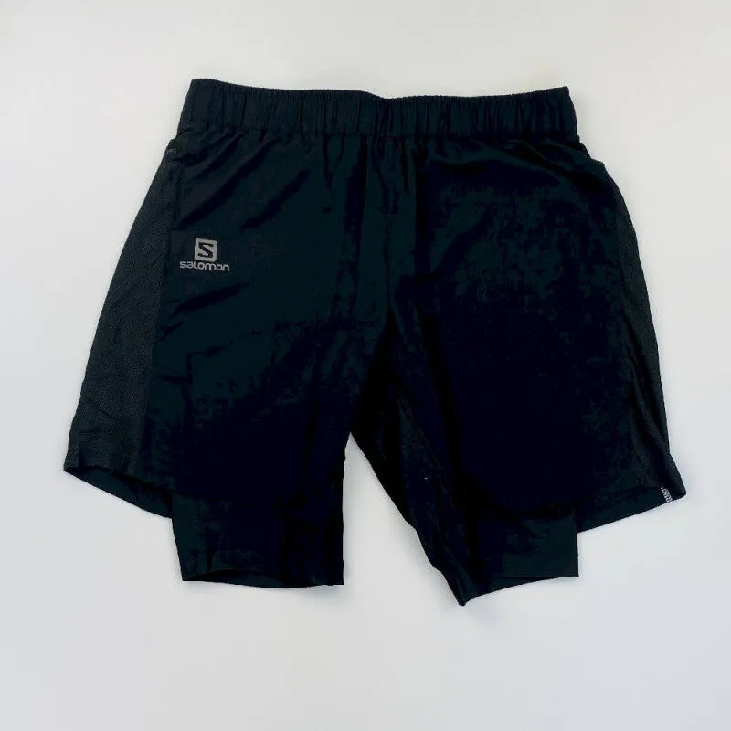 Salomon Agile Twinskin Short M - Second Hand Shorts - Men's - Black - S | Hardloop