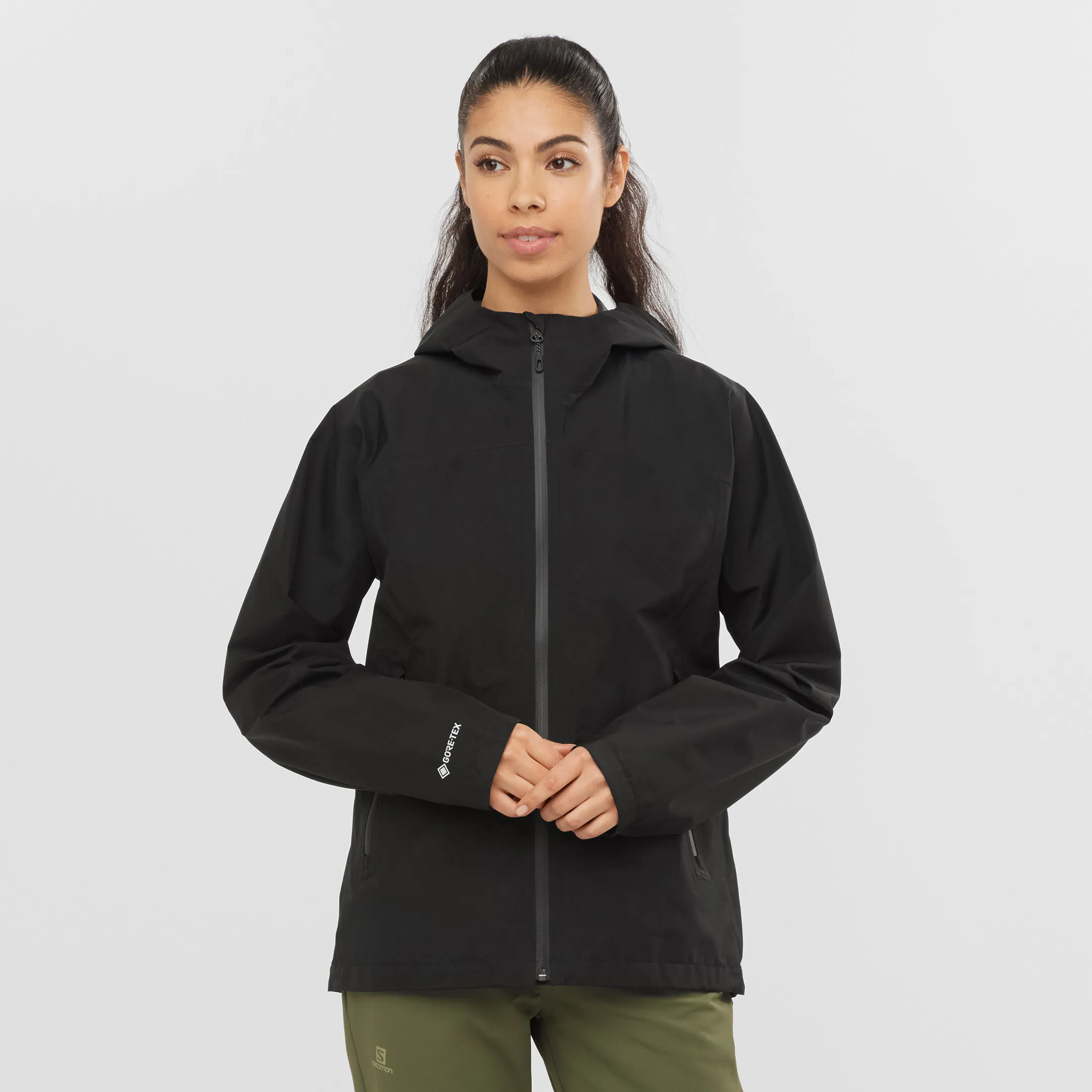 Salomon Women's Outline Gore-Tex Waterproof Jacket Black | Buy Salomon Women's Outline Gore-Tex Waterproof Jacket Blac