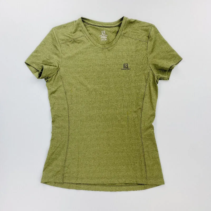 Salomon XA Tee M - Second Hand T-shirt - Men's - Olive green - XS | Hardloop