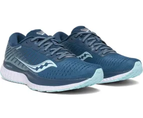 Saucony Womens Guide 13 Running Shoe- Blue/Aqua