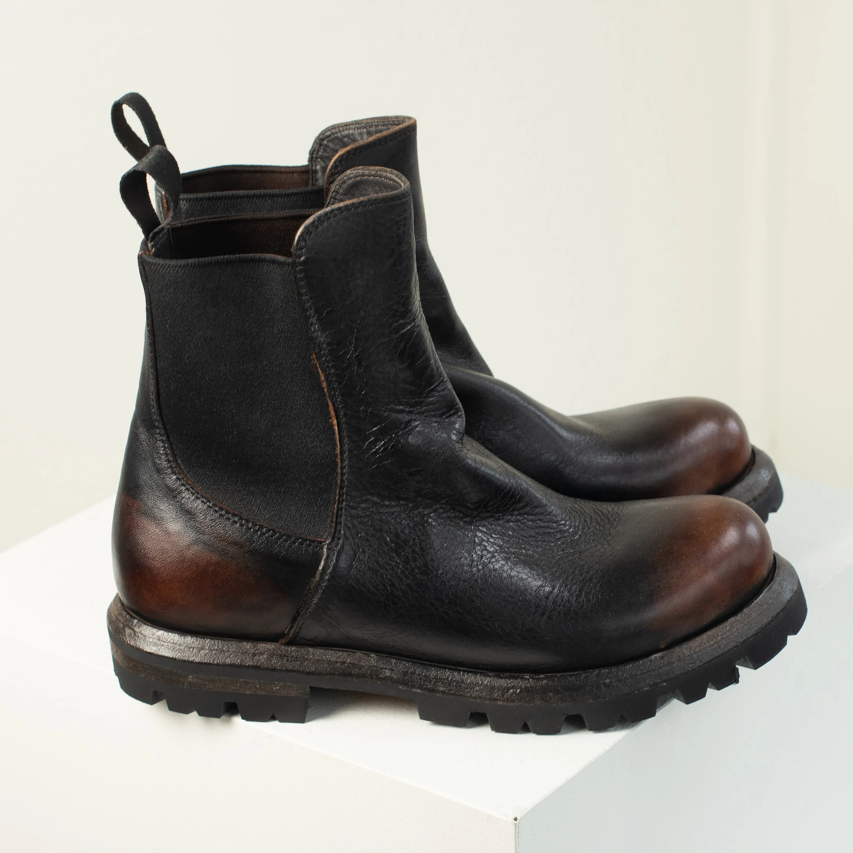 shoto   Shoto Pull On Ankle Boot (burnished dark  brown)